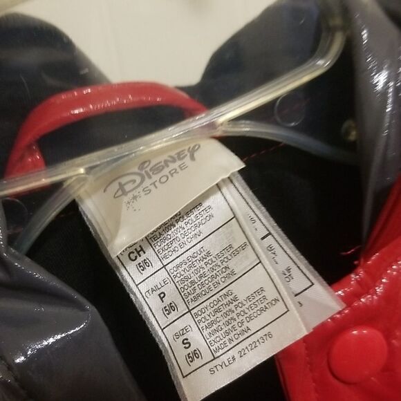 Disney Hooded Rain Jacket Boys sz Small 5 / 6 - Picture 5 of 5